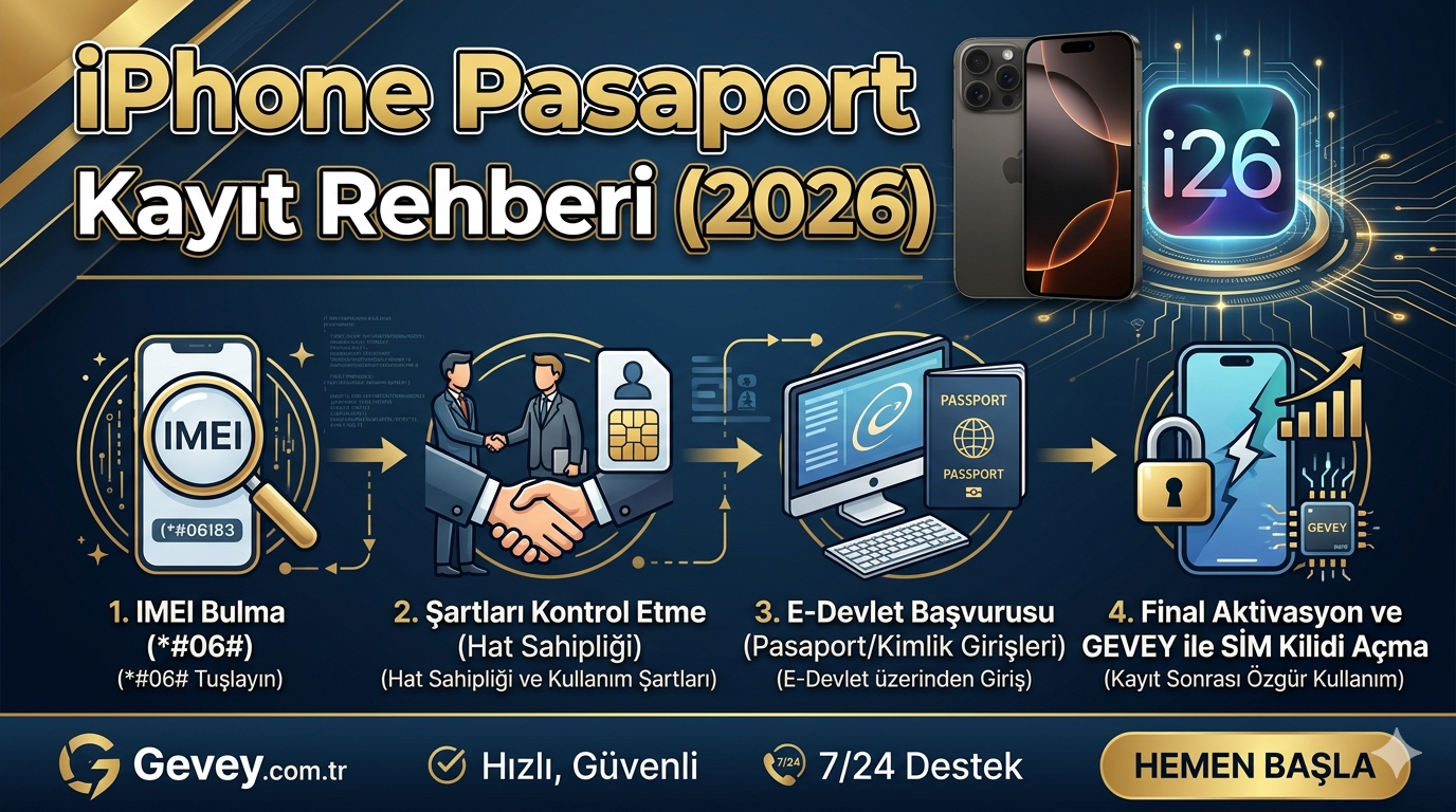 iphone pasaport kaydı yapma